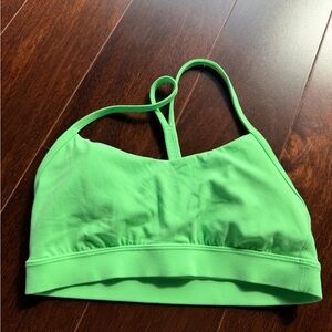 Green Women's Sports Bra